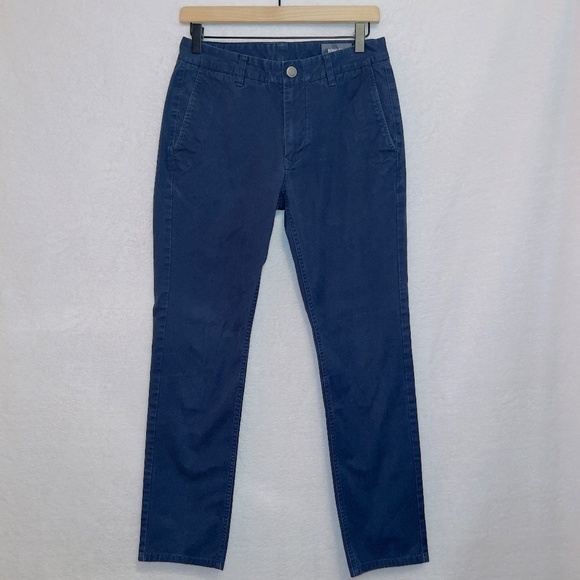 Men's Bonobos Navy Blue Tailored Fit Chino Pants size 29X30 - Picture 1 of 6